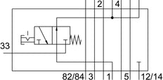 Festo Vertical Pressure Shut-Off Plate - 543601