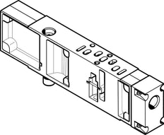 Festo Vertical Pressure Supply Plate - 8000694