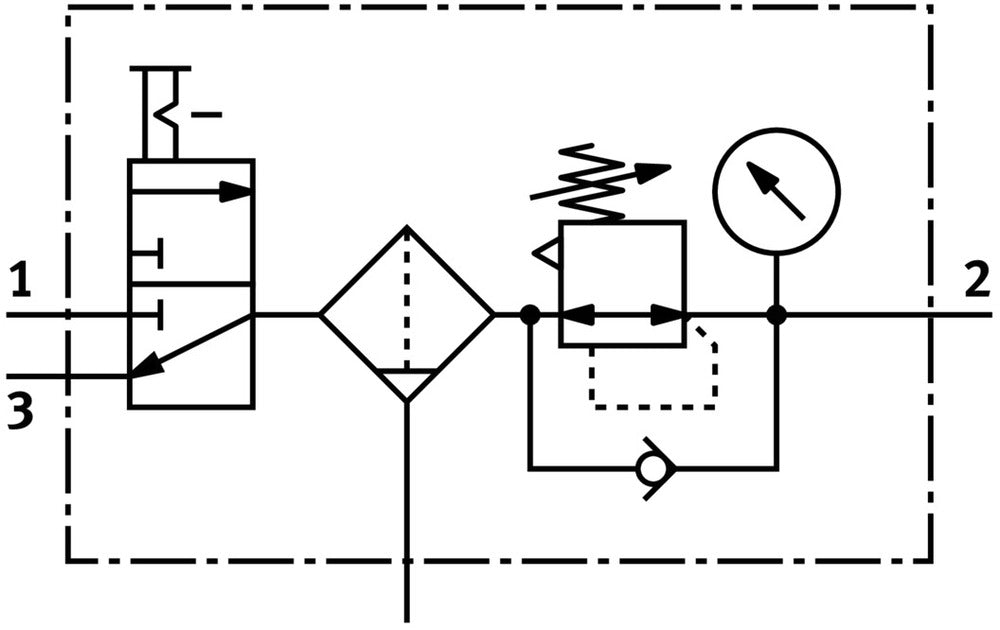 Festo Air Preparation Unit G1/4'' 0.5-7bar 1150l/min 40µm - 8042668