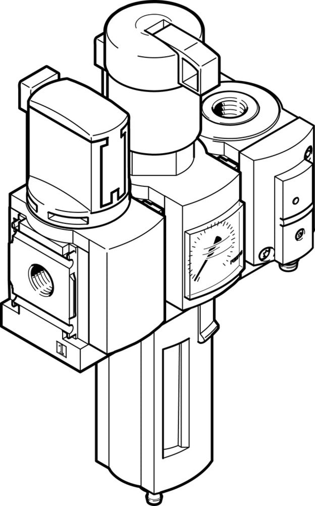 Festo Air Preparation Unit G1/2'' 0.5-7bar 5300l/min 40µm - 8042671