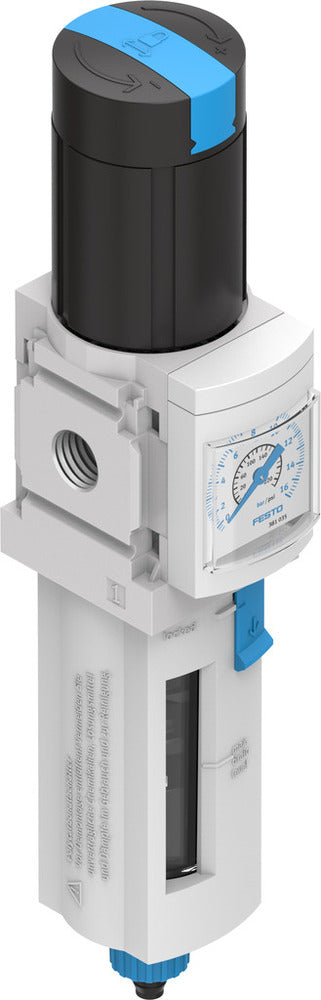 Festo Compressed Air Filter Regulator G1/8'' 0.3-7bar 900l/min 5µm - 529162