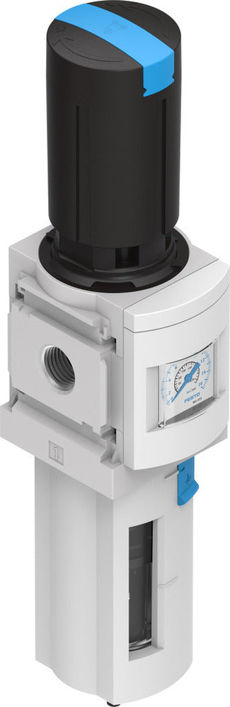 Festo Compressed Air Filter Regulator G1/4'' 0.3-7bar 2800l/min 40µm - 529202