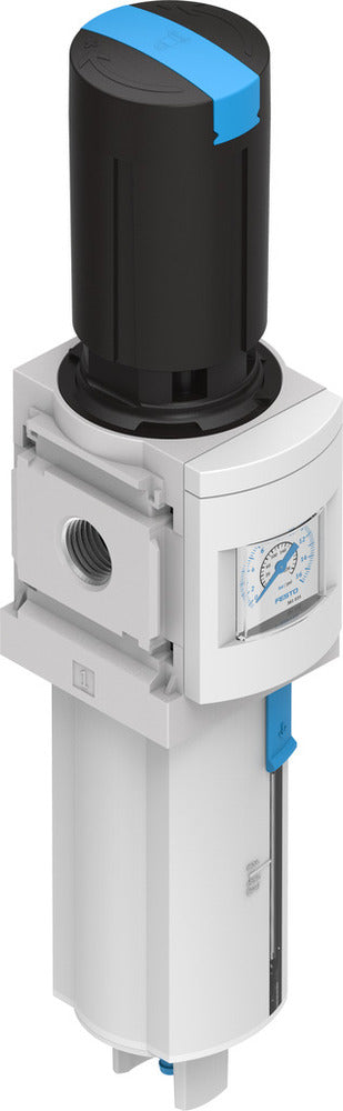 Festo Compressed Air Filter Regulator G1/2'' 0.5-12bar 4500l/min 40µm - 529192