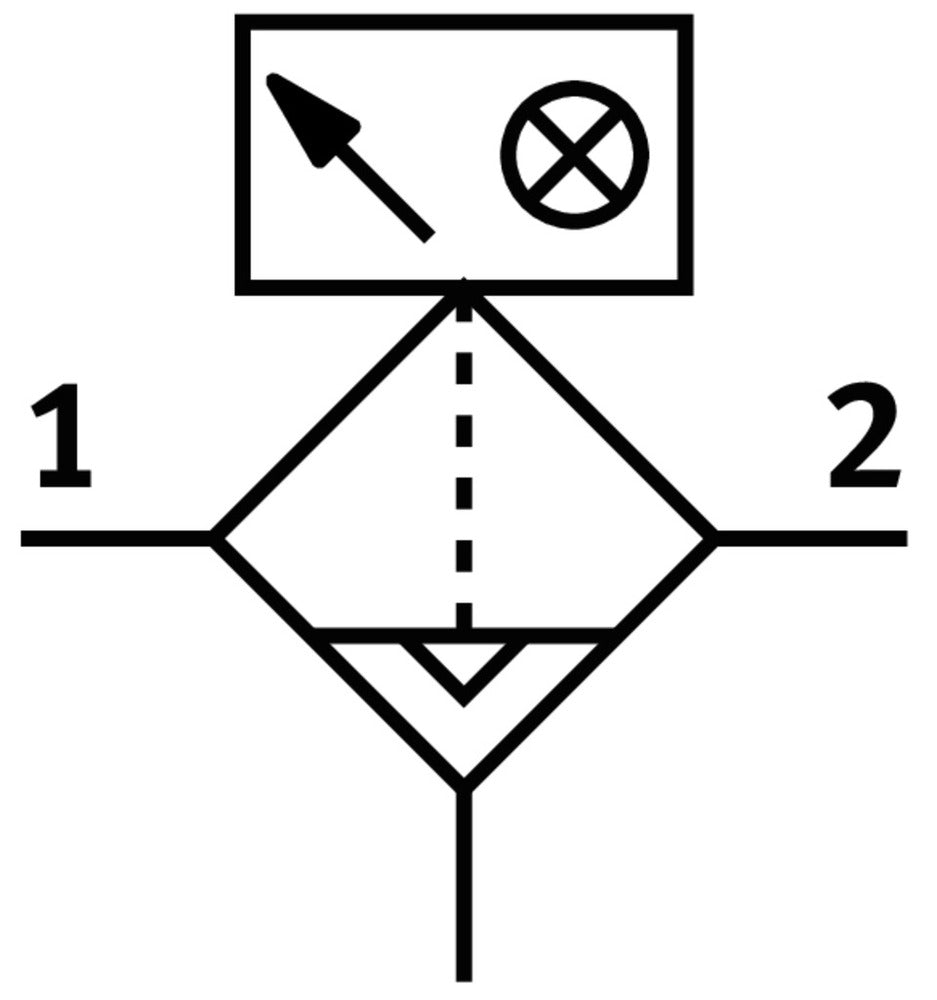 Festo Fine Filter G1/2'' 2-12bar 2400l/min 1µm Maxi - 532834
