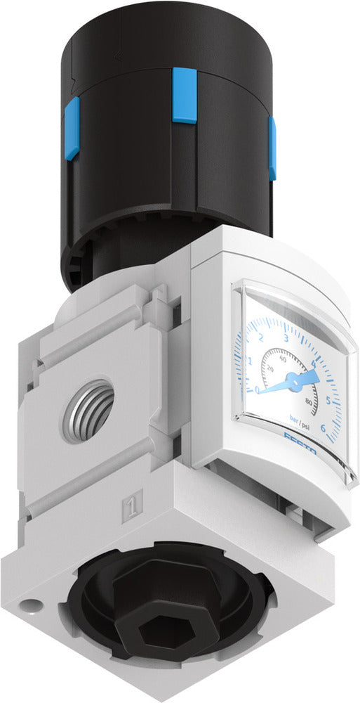 Festo Compressed Air Pressure Regulator G1/8'' 0.3-4bar 1200l/min - 529422