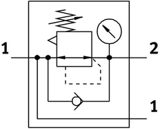 Festo Pressure Regulator G1/4'' 0.3-7bar 1700l/min - 529479