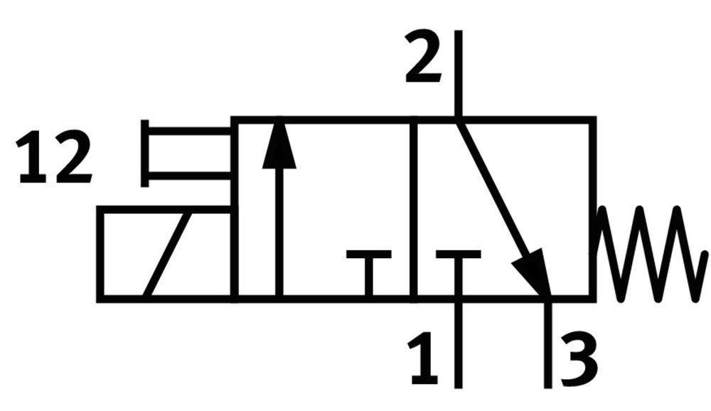 Festo 3/2 NC Monostable Air Solenoid Valve Sub-base 400l/min -0.9 - 8bar/-13 - 116psi - 525179