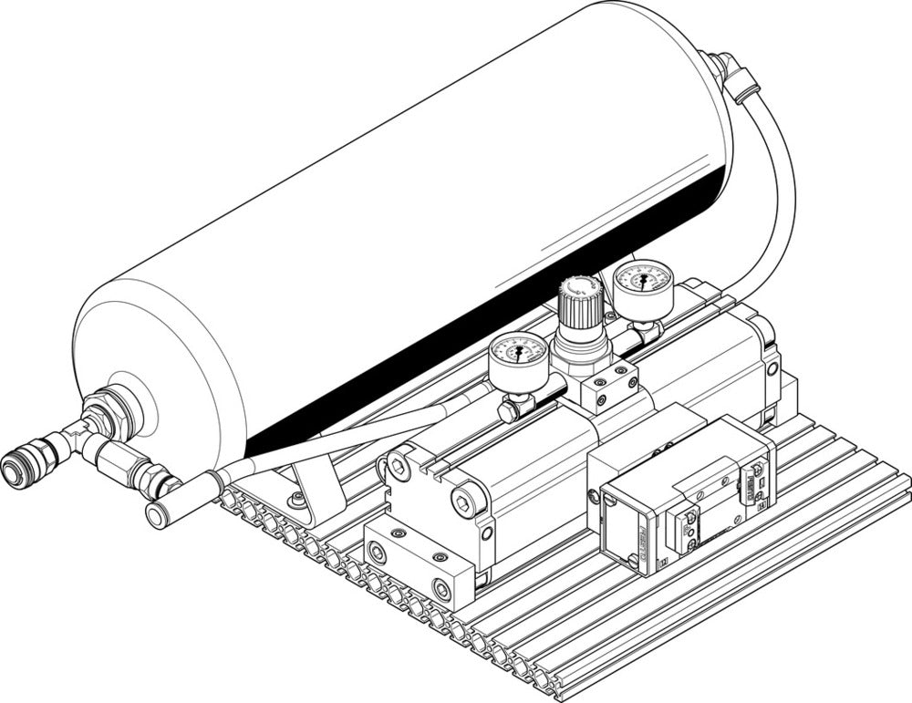 Festo Pressure Booster QS-12 Inlet 2-8/Outlet 4-10bar - 552932