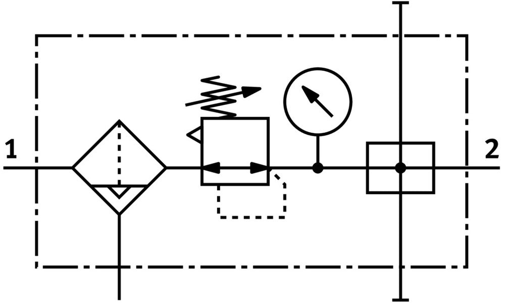 Festo Air Preparation Unit G1/8'' 0.5-12bar 720l/min 40µm Mini - 185708
