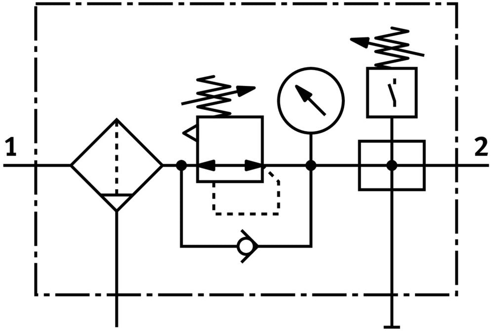 Festo Air Preparation Unit G3/4'' 0.5-12bar 9400l/min 40µm Maxi - 185765