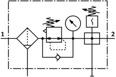 Festo Air Preparation Unit G3/4'' 0.5-12bar 9400l/min 40µm Maxi - 185765