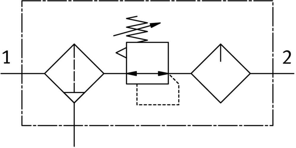 Festo Air Preparation Unit G1/4'' 0.5-12bar 1500l/min 40µm Midi - 186498