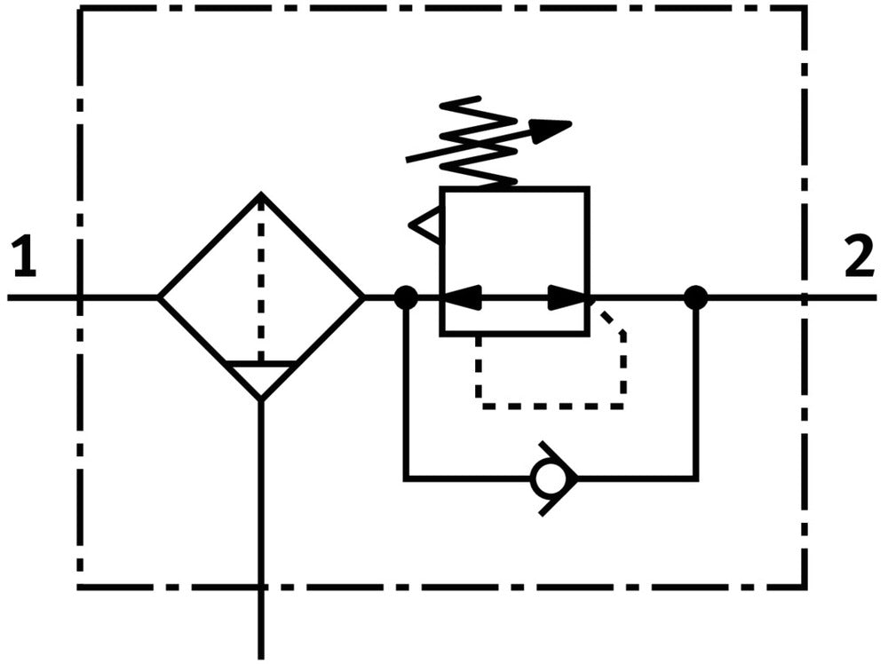 Festo Compressed Air Filter Regulator G3/4'' 0.5-12bar 7600l/min 5µm Maxi - 192618