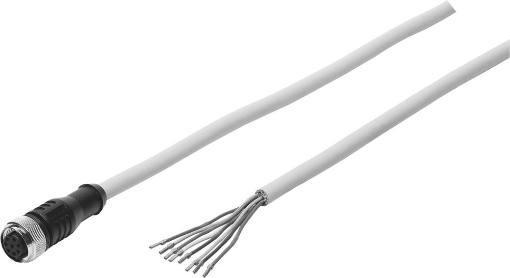 Festo Plug Socket With Cable M12x1 A-coded EN 61076-2-101 25m - 5105633