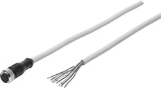 Festo Plug Socket With Cable M12x1 A-coded EN 61076-2-101 25m - 5105633