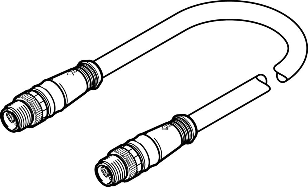 Festo Connecting Cable Hybrid Plug M12x1 1.5m - 564192