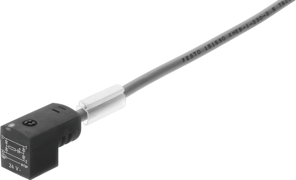 Festo Plug Socket With Cable 3-pin Form C 10m - 193455