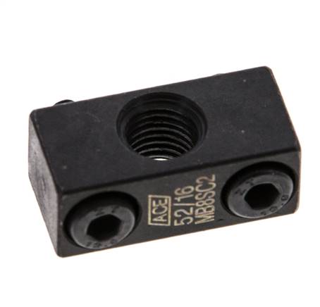 ACE Clamping Flange M 8x1 for Shock Absorber, Side Mounting - MB8SC2
