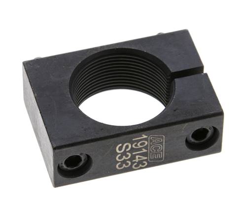 ACE Clamping Flange M 33x1.5 for Shock Absorber, Side Mounting - S33