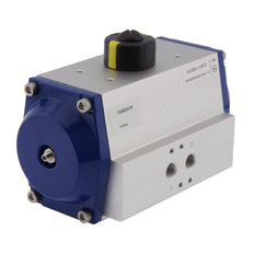 Pneumatic Actuated Flanged Ball Valve 3-Way T3-port DN40 PN16 Stainless Steel