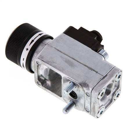 1 to 16bar SPDT Zinc Die-Cast Pressure Switch Flange 250VAC 4-pin M12 Connector