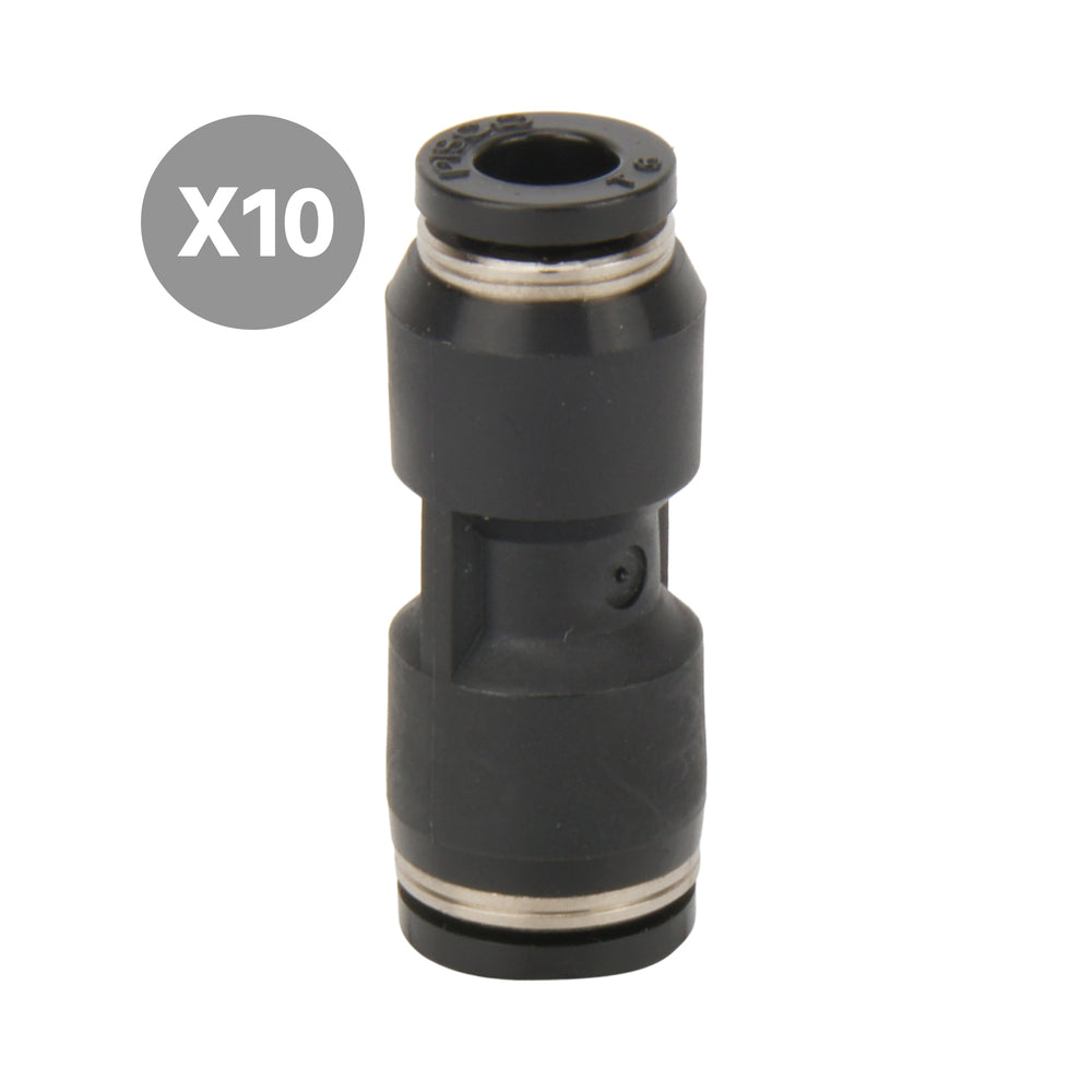8x6mm Union Straight Push-in Fitting [10 pieces]