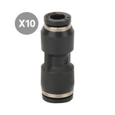 8x6mm Union Straight Push-in Fitting [10 pieces]