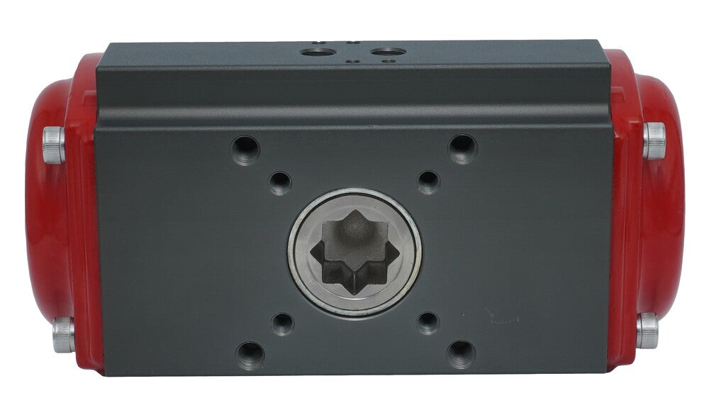 Pneumatic Actuator Rack & Pinion Double Acting 676.8Nm @ 6bar F10/F12 NPT Threads - PR11D-N