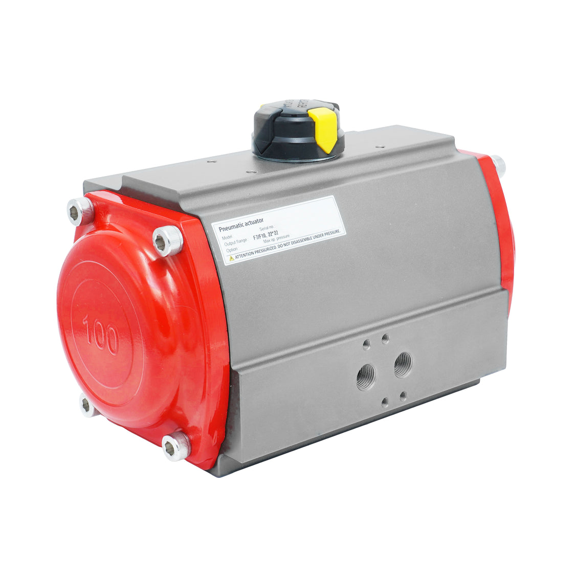 Pneumatic Actuator Rack & Pinion Double Acting 148Nm at 6bar F07/F10 - PR100D