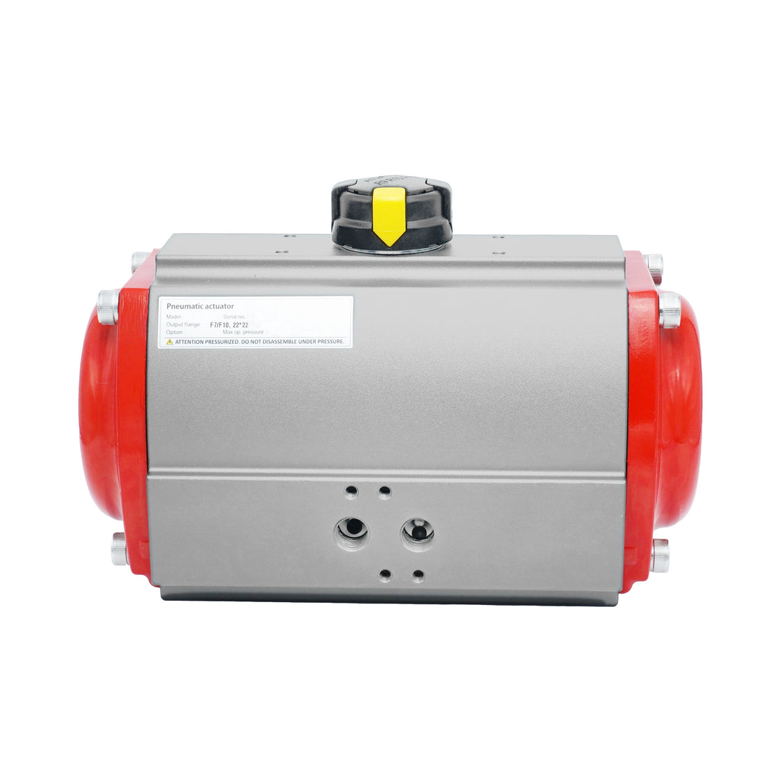 Pneumatic Actuator Rack & Pinion Double Acting 485.1Nm @ 6bar F10/F12 NPT Threads - PR140D-N