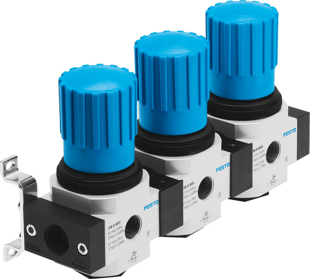 Festo Pressure Regulator Manifold G1/2'' 0.5-7bar 3800l/min Midi - 528973