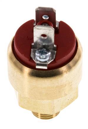 0.3 to 2bar NO Brass Pressure Switch G1/8'' 42VAC/DC Flat Connector