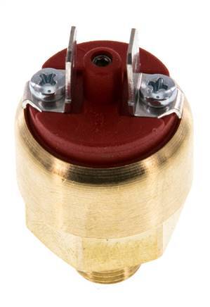 0.3 to 2bar NO Brass Pressure Switch G1/8'' 42VAC/DC Flat Connector
