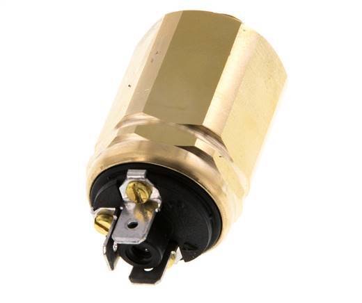 -0.98 to -0.2bar SPDT Brass Vacuum Switch G1/8'' 42VAC Flat Connector