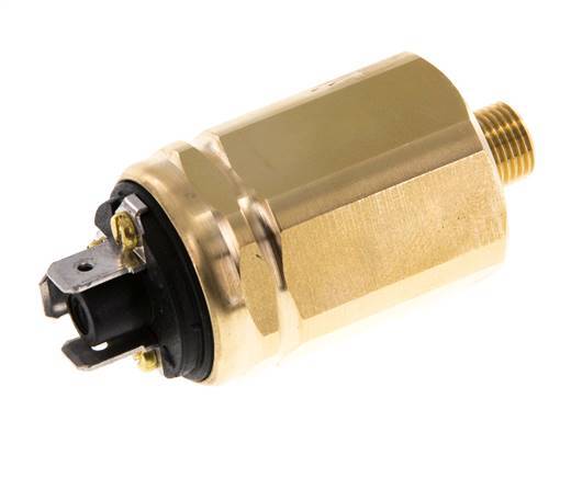 -0.98 to -0.2bar SPDT Brass Vacuum Switch G1/8'' 42VAC Flat Connector