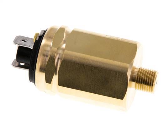 -0.98 to -0.2bar SPDT Brass Vacuum Switch G1/8'' 42VAC Flat Connector