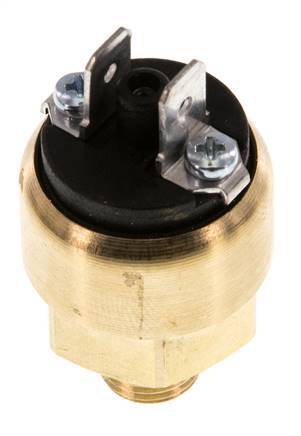 1 to 10bar NC Brass Pressure Switch G1/8'' 42VAC/DC Flat Connector