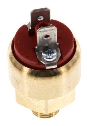 1 to 10bar NO Brass Pressure Switch G1/8'' 42VAC/DC Flat Connector