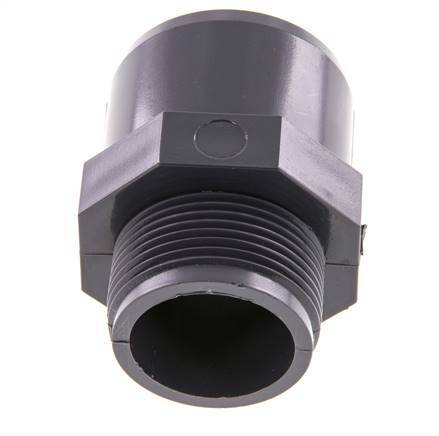 PVC fitting 50/40mmxG1-1/4'' BU [2 Pieces]