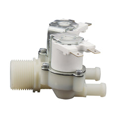 Solenoid Valve RPE double 3/4''x10mm nylon NBR 180° 0.2-10bar 24V DC