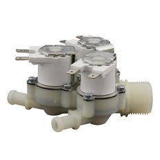 Solenoid Valve RPE triple 3/4''x10mm nylon NBR 180° 0.2-10bar 24V AC