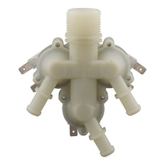 Solenoid Valve RPE triple 3/4''x10mm nylon NBR 180° 0.2-10bar 24V AC