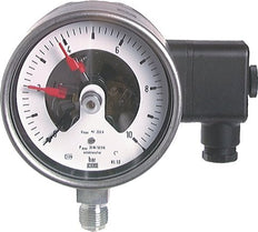 Contact Pressure Gauge 1NC/2NO 0..400bar (5802psi) Stainless Steel 100mm Class 1 Below Connection