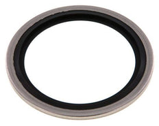 G 1-1/4" Stainless Steel/FKM Hydraulic Bonded Seal 42.9x52.4x2.5 mm