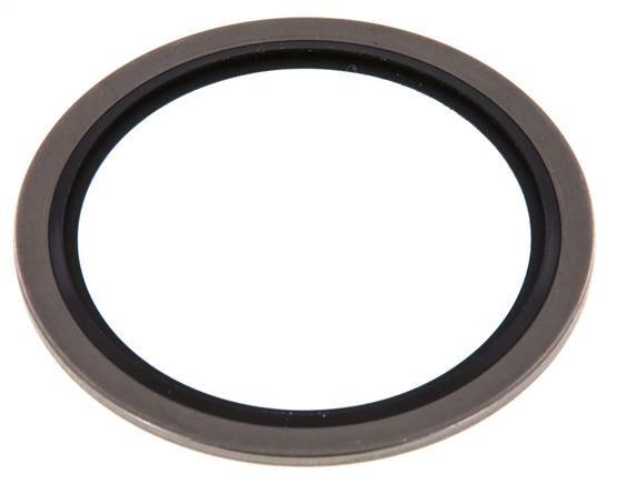 G 2" Stainless Steel/FKM Hydraulic Bonded Seal 60.6x73x2.5 mm