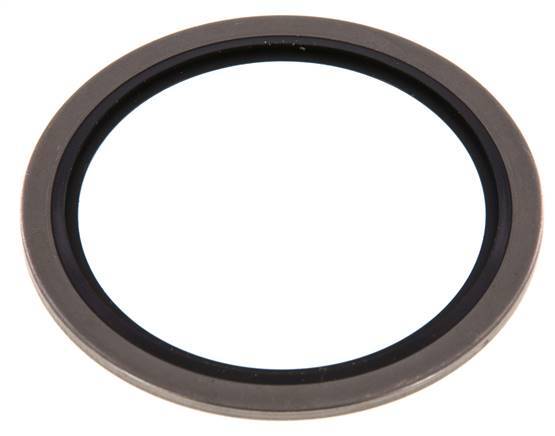 G 2" Stainless Steel/FKM Hydraulic Bonded Seal 60.6x73x2.5 mm