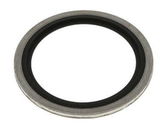 G 1-1/4" Steel/FKM Hydraulic Bonded Seal 42.9x52.4x2.5 mm
