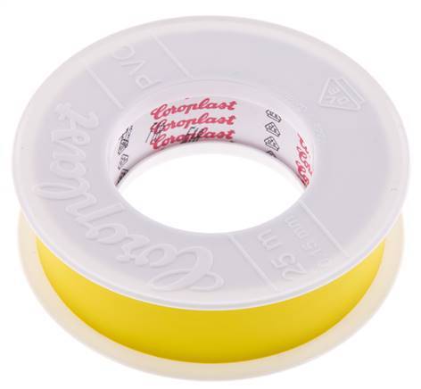 Electrical Insulation Tape VDE-tested 25mm/25m Yellow