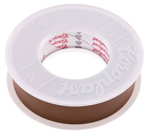 Electrical Insulation Tape VDE-tested 25mm/25m Brown