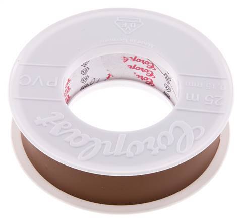 Electrical Insulation Tape VDE-tested 25mm/25m Brown